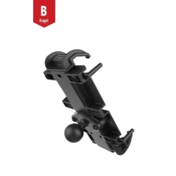Quick-Grip™ XL Universal Halteschale für große Smartphones - mit Diamond-Basisplatte (Trapez),  (1 Zoll), Schrauben-Set