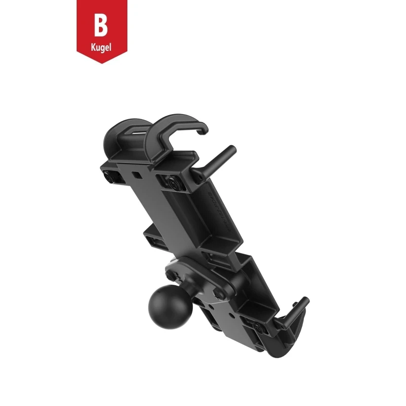 Quick-Grip™ XL Universal Halteschale für große Smartphones - mit Diamond-Basisplatte (Trapez),  (1 Zoll), Schrauben-Set
