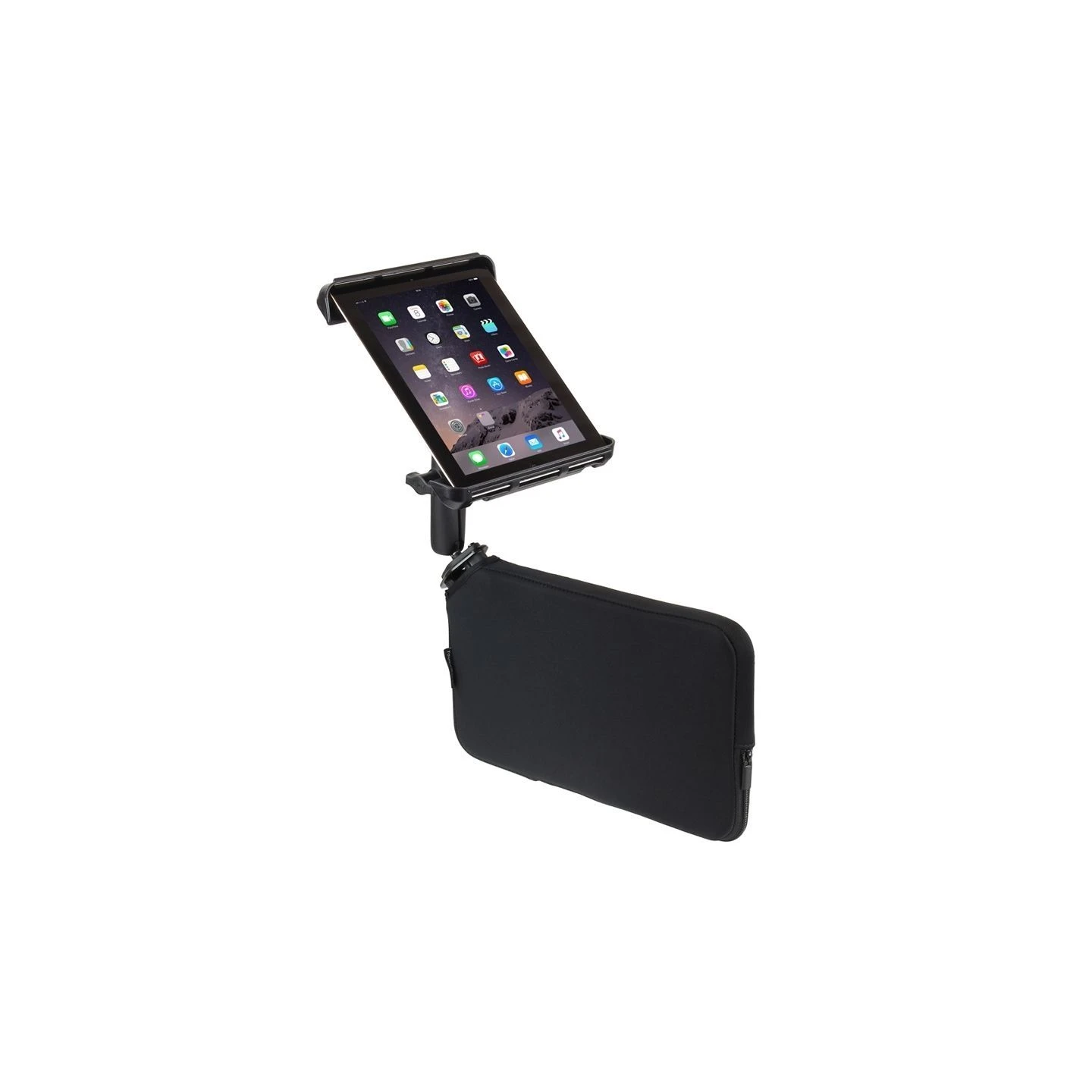 Tough-Wedge Tablet-Halterung für 10 Zoll Tablets - Zwischenraumpolster (ohne Pumpe) , Diamond-Basisplatte (Trapez)