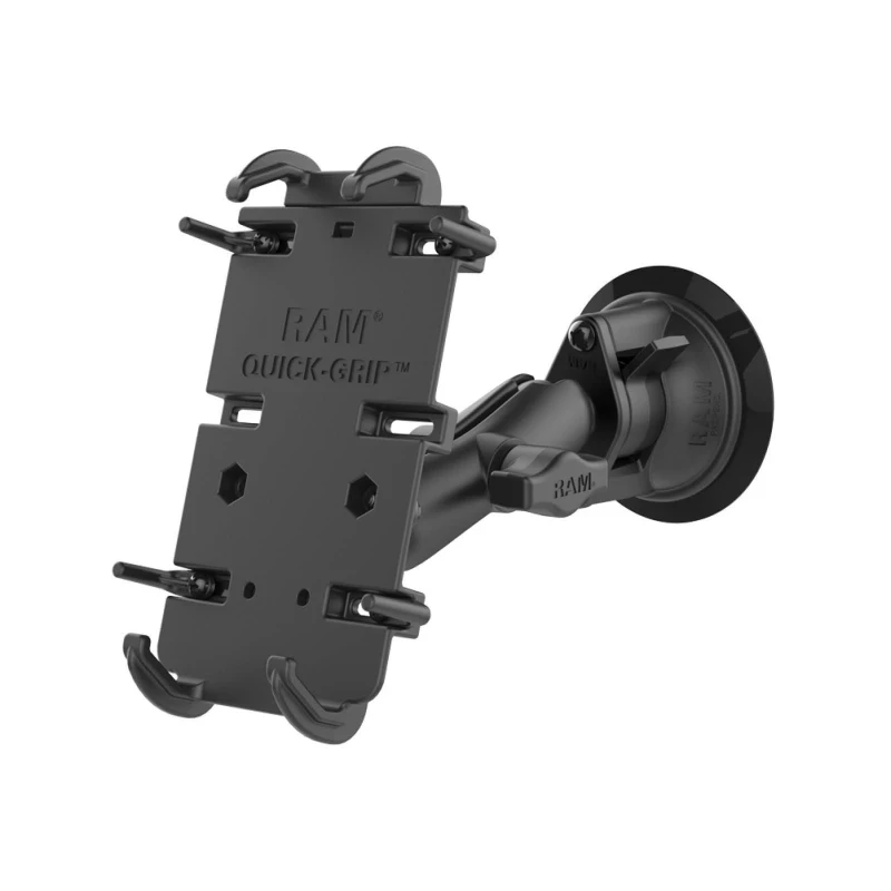 Quick-Grip Universal Saugfuss-Halterung für elektronische Geräte -  (1 Zoll), mittlerer Verbindungsarm