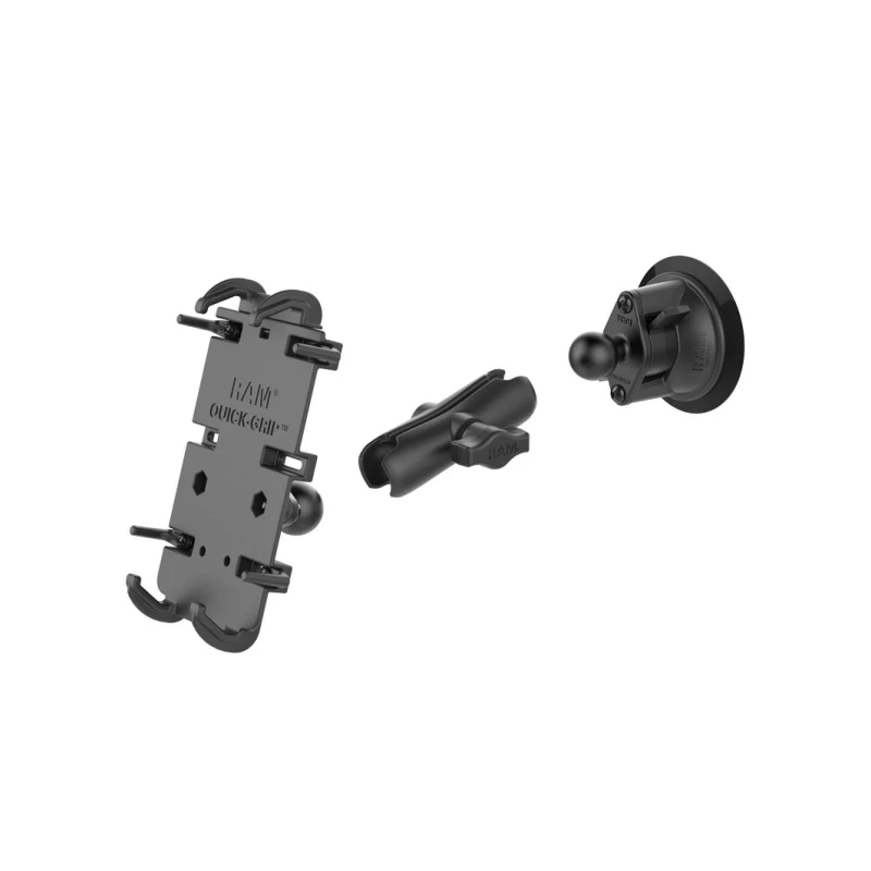 Quick-Grip Universal Saugfuss-Halterung für elektronische Geräte -  (1 Zoll), mittlerer Verbindungsarm