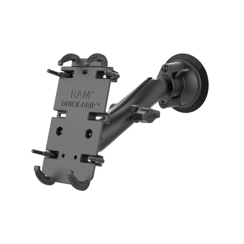Quick-Grip Universal Saugfuss-Halterung für elektronische Geräte -  (1 Zoll), langer Verbindungsarm