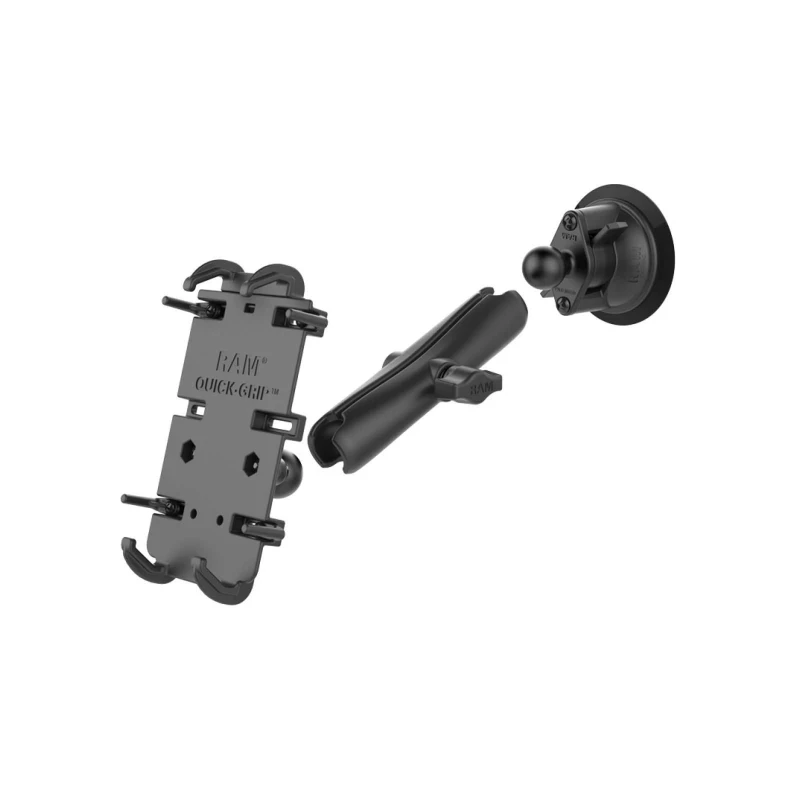 Quick-Grip Universal Saugfuss-Halterung für elektronische Geräte -  (1 Zoll), langer Verbindungsarm