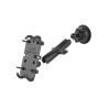 Quick-Grip universal suction cup holder for electronic devices - (1 inch), long connecting arm