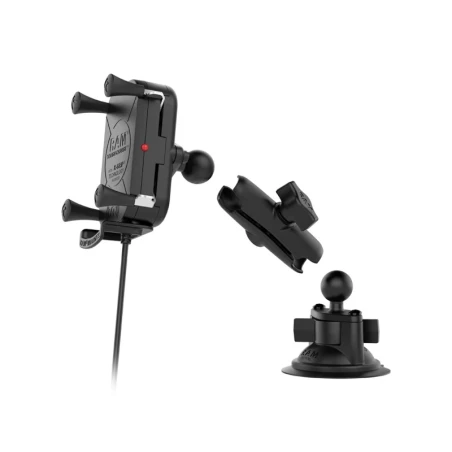 Tough-Charge X-Grip Saugfuss-Halterung für Smartphones mit Ladefunktion -  (1 Zoll)