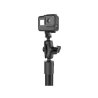 Tough-Pole GoPro camera mount for Tough-Track rails - (1 inch), total length approx. 600 mm, double T-slot base