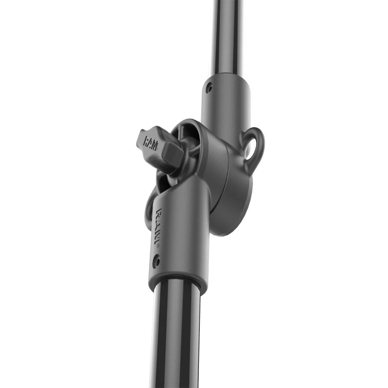 Tough-Pole GoPro Kamerahalterung für Tough-Track Schienen -  (1 Zoll), Gesamtlänge ca. 950 mm, Track-Node-Basis
