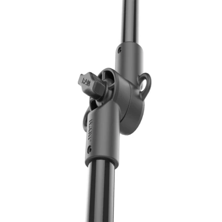 Tough-Pole GoPro Kamerahalterung für Tough-Track Schienen -  (1 Zoll), Gesamtlänge ca. 950 mm, Track-Node-Basis