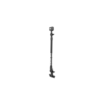 Tough-Pole GoPro Kamerahalterung für Tough-Track Schienen -  (1 Zoll), Gesamtlänge ca. 500 mm, Track-Node-Basis