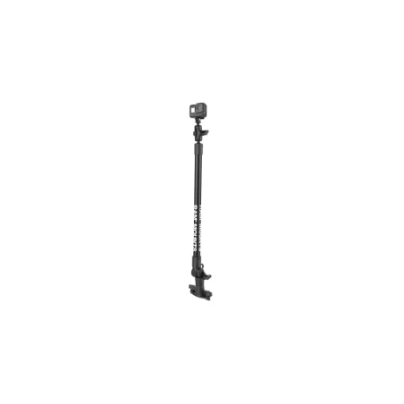 Tough-Pole GoPro Kamerahalterung für Tough-Track Schienen -  (1 Zoll), Gesamtlänge ca. 500 mm, Track-Node-Basis