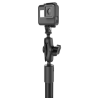 Tough-Pole GoPro camera mount for Tough-Track rails - (1 inch), total length approx. 500 mm, track node base