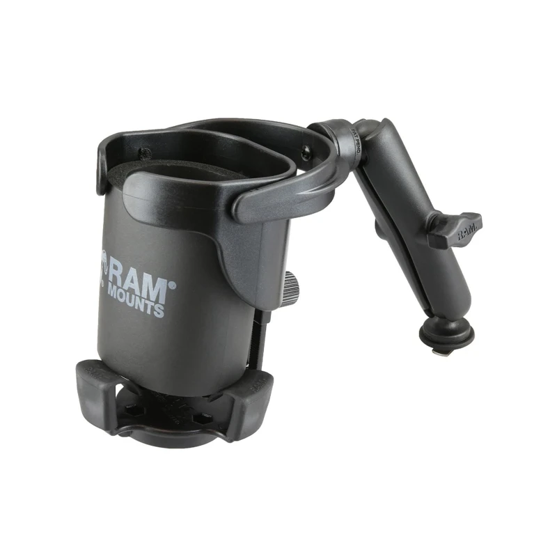 Tough-Track Getränkehalterung Level Cup XL (lang) - mit Tough-Track Basis,  (1 Zoll)