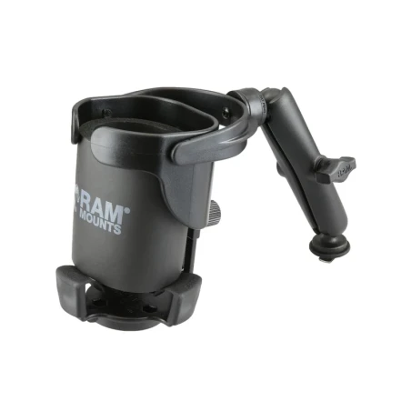 Tough-Track Getränkehalterung Level Cup XL (lang) - mit Tough-Track Basis,  (1 Zoll)