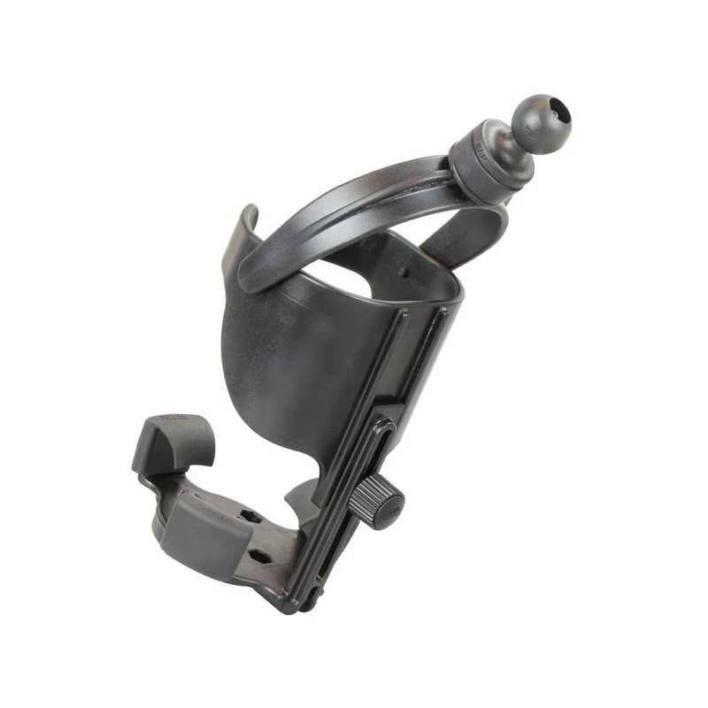 Tough-Track Getränkehalterung Level Cup XL (lang) - mit Tough-Track Basis,  (1 Zoll)
