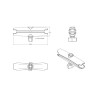 RAM Mounts Link Arm Long (approx. 154 mm) - for B-Balls (1 inch)