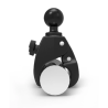 Tough-Claw retaining clip (medium) with locking screw - (1.5 inch), diameter 25.4-40.6 mm