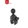 Tough-Claw retaining clip (small) with locking screw - (1.5 inch), diameter 15.9-29.0 mm