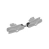 RAM Mounts Double Ball Adapter - B-Ball (1 inch), approx. 64 mm long