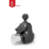 Tough-Claw retaining clip (large) with locking screw - (1.5 inch), diameter 25.4-55.9 mm