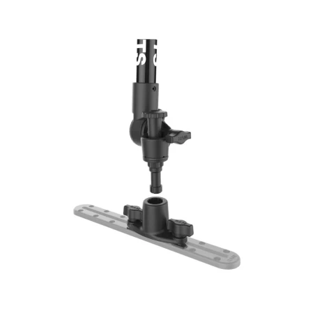 Tough-Pole GoPro set for Tough-Track rails - (1 inch), total length approx. 120 cm, adjustable, double T-slot base