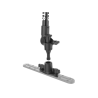 Tough-Pole GoPro set for Tough-Track rails - (1 inch), total length approx. 120 cm, adjustable, double T-slot base