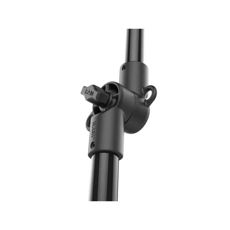 Tough-Pole GoPro set for Tough-Track rails - (1 inch), total length approx. 120 cm, adjustable, double T-slot base