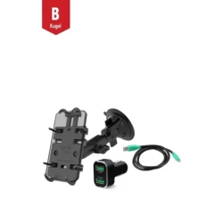 Quick-Grip XL Saugfuss-Halterung mit Zubehör -  (1 Zoll), USB-C