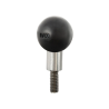 Base ball with 1/4 inch-20 grub screw - (1 inch)