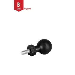 Tough-Ball mit M6-1 x 6 mm Gewindestift -  (1 Zoll)