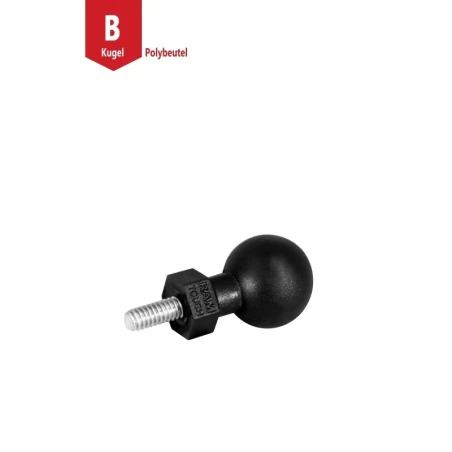 Tough ball with M6-1 x 6 mm grub screw - (1 inch)