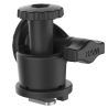 Track node base for Tough-Track rails - composite material, ratchet system