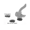 Track node base for Tough-Track rails - composite material, ratchet system