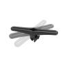 Tough-Track rail with Tough-Claw small (diameter 15.9-29.0 mm) - internal rail length approx. 270 mm