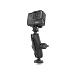 GoPro-Set für Tough-Track Schienen - Kugel mit T-Slot, mittlerer Verbindungsarm, GoPro-Adapter,  (1 Zoll)