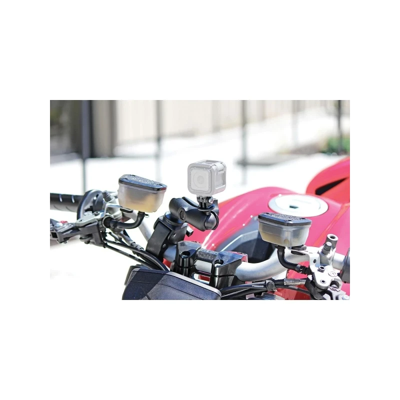 Tough-Claw camera mount GoPro - (1 inch), Tough-Claw small (diameter 15.9-29.0 mm), connecting arm (approx. 90 mm)