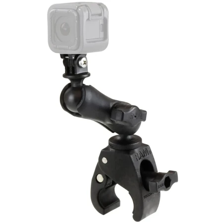 Tough-Claw camera mount GoPro - (1 inch), Tough-Claw small (diameter 15.9-29.0 mm), connecting arm (approx. 90 mm)