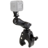 Tough-Claw camera mount GoPro - (1 inch), Tough-Claw small (diameter 15.9-29.0 mm), connecting arm (approx. 90 mm)