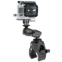 Tough-Claw Kamerahalterung GoPro -  (1 Zoll), Tough-Claw klein (Durchmesser 15,9-29,0 mm), Verbindungsarm (ca. 60 mm)