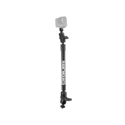 GoPro-Set für Tough-Track Schienen - Set mit T-Slot, 12 Zoll Kunststoff-Stab, 2 kurze Verbindungsarme, GoPro-Adapter