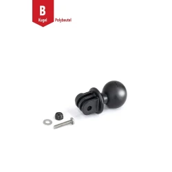 RAM Mounts GoPro Kamera-Adapter - Verbundstoff, B-Kugel (1 Zoll)