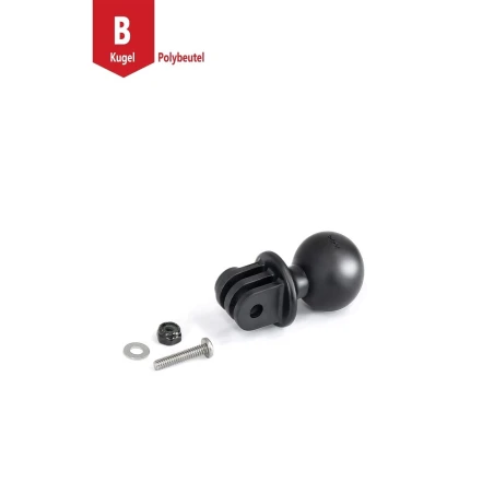 RAM MOUNTS Camera Adapter with 1" Ball - for GoPro Hero / Garmin VIRB, VIRB X, VIRB Ultra