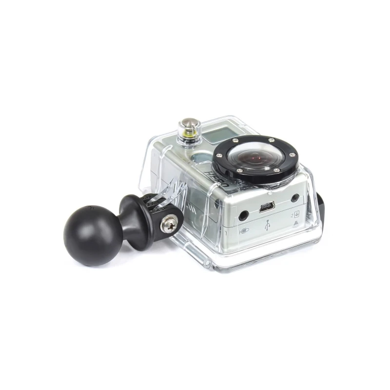 RAM MOUNTS Camera Adapter with 1" Ball - for GoPro Hero / Garmin VIRB, VIRB X, VIRB Ultra