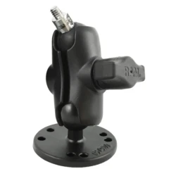 RAM MOUNT Aufbau-Kamerahalterung (1/4"-20 Gewinde), runde Basis, kurzer Arm