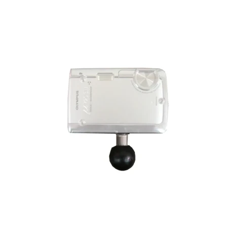 RAM MOUNT Aufbau-Kamerahalterung (1/4"-20 Gewinde), runde Basis, kurzer Arm