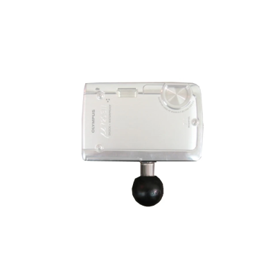 RAM MOUNT Aufbau-Kamerahalterung (1/4"-20 Gewinde), runde Basis, mittlerer Arm
