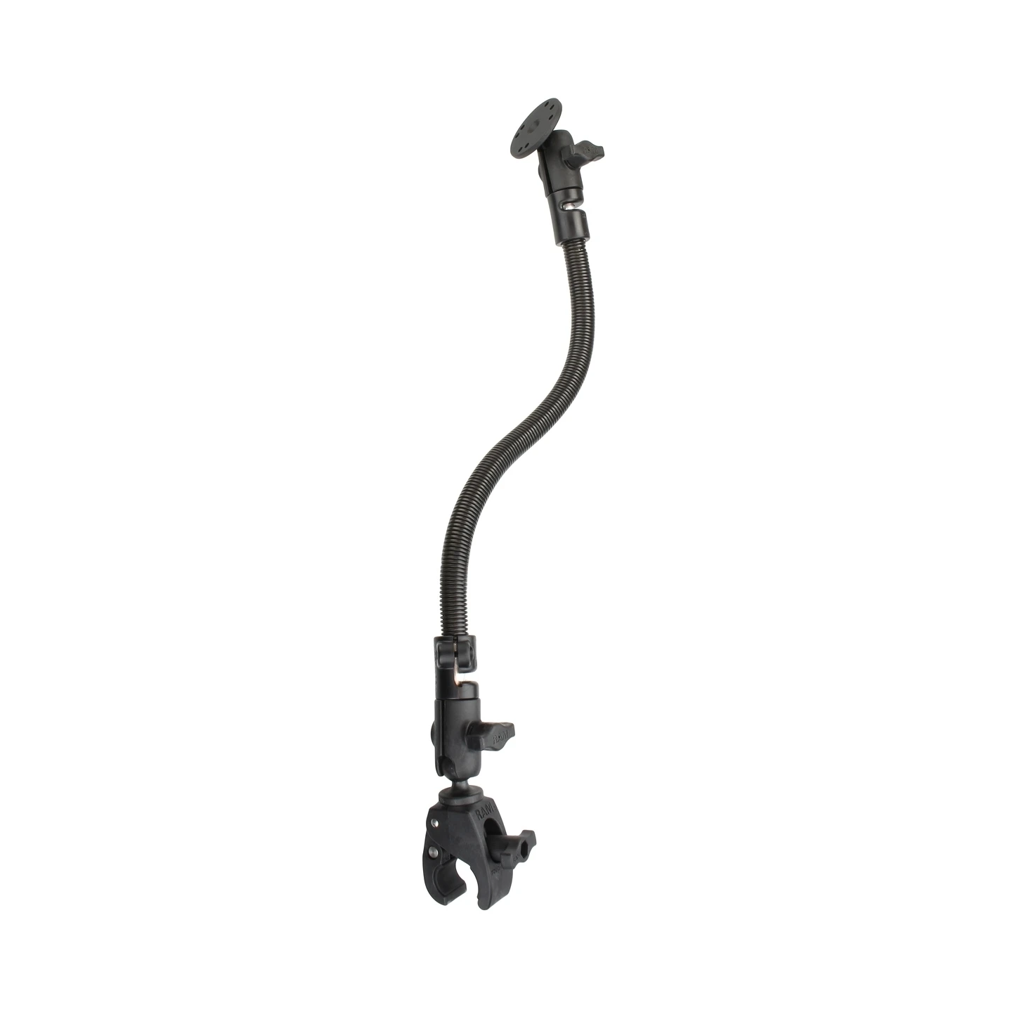 Tough-Claw Tele-Set -  (1 Zoll), Tough-Claw klein (Durchmesser 15,9-29,0 mm), flexibler Stab (ca. 455 mm), runde Basisplatte