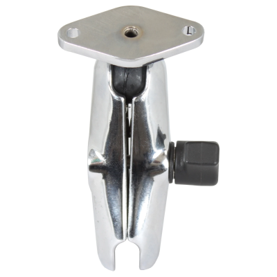 Chrom-Set - mittlerer Verbindungsarm, Diamond-Basisplatte (Trapez),  (1 Zoll)