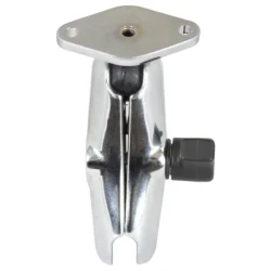 Chrom-Set - mittlerer Verbindungsarm, Diamond-Basisplatte (Trapez),  (1 Zoll)