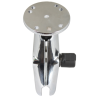 Chrome set - centre connecting arm, round base plate (AMPS), (1 inch)