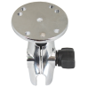 Chrome set - short connecting arm, round base plate (AMPS), (1 inch)